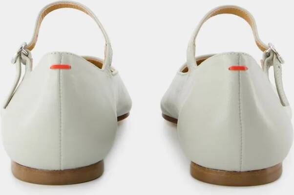 Aeydē Cleo Ballerinas Leather Green in groen