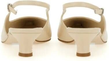 Aeydē Hoge hakken "Catrina" Scarpa Slingback in beige