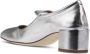 Aeydē Sandalen Metallic Silver Sandals With Delicate Strap in wit - Thumbnail 3