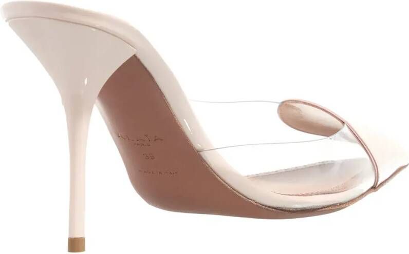 Alaia Hoge hakken Pumps Coeur in poeder roze