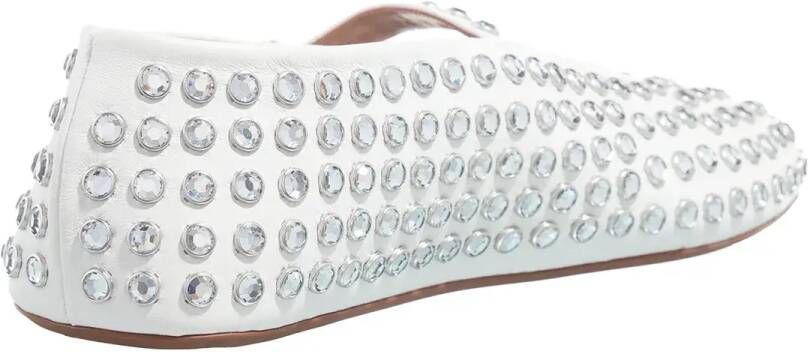 Alaia Loafers Ballet Flats in wit