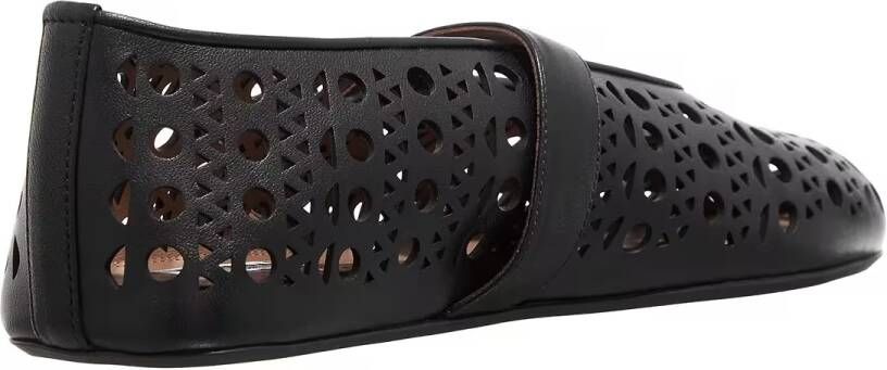 Alaia Loafers Ballet Flats in zwart