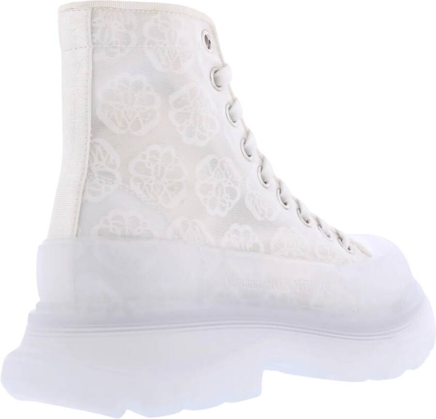 alexander mcqueen Boots Dames H.Boot Tread.Fa.S.Ru D.M. T.S. in wit