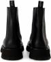 Alexander mcqueen Boots Worker Punk Ankle Boots Black White Leather in zwart - Thumbnail 2