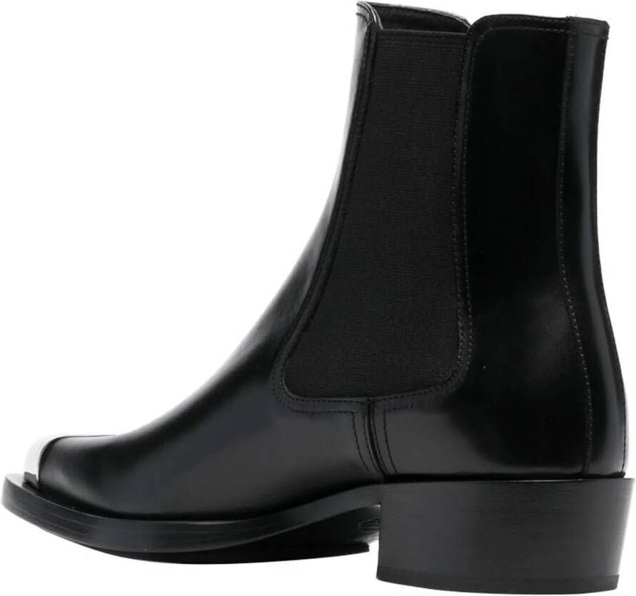 Alexander mcqueen Boots Leather Boots in zwart