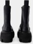 Alexander mcqueen Zwarte Leren Rubberen Laarzen Slip-On Black Dames - Thumbnail 2