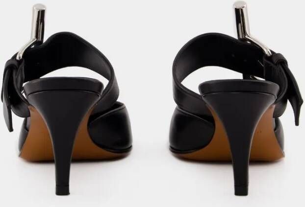 alexander mcqueen Hoge hakken Francisco Pumps Leather Black in zwart