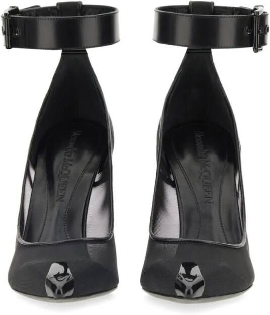 alexander mcqueen Hoge hakken Punk Pumps With Strap in zwart