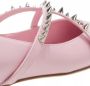 Alexander mcqueen Loafers & ballerina schoenen Pointed Ballerinas Leather in poeder roze - Thumbnail 1