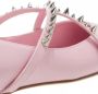 Alexander mcqueen Loafers Pointed Ballerinas Leather in poeder roze - Thumbnail 1