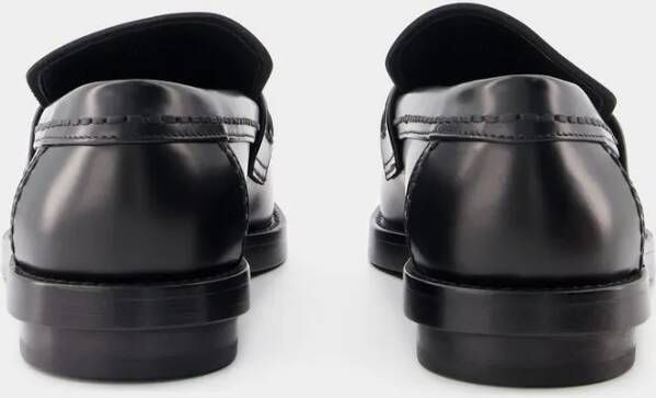 alexander mcqueen Seal Loafers Leather Black Argentãƒæ Ã†Â€™Ãƒâ€ in zwart
