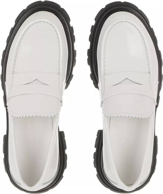 Alexander mcqueen Loafers & ballerina schoenen Wander Loafers Leather in wit