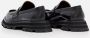 Alexander mcqueen Zwarte Leren Loafers met Geribbelde Rubberen Zool Black Dames - Thumbnail 2