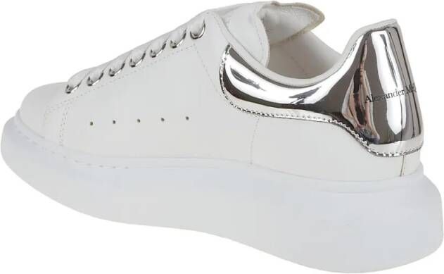 Alexander mcqueen Low-Top Sneakers Chunky White Leather Sneakers in wit