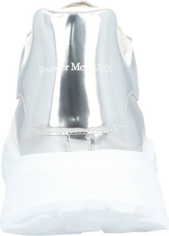 Alexander mcqueen Low-Top Sneakers Court Trainer 'White Silver' in wit