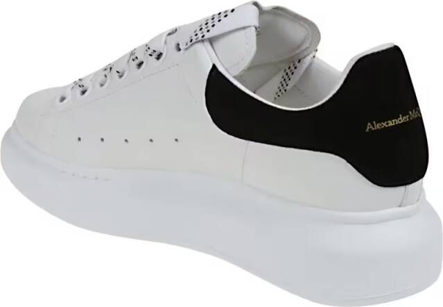 Alexander mcqueen Low-Top Sneakers Oversize Leather Sneakers in wit