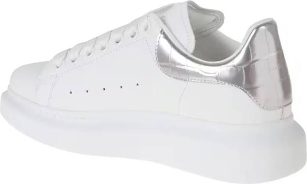 Alexander mcqueen Low-Top Sneakers Oversize Leather Sneakers in wit