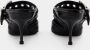 Alexander mcqueen Sandalen Oversized Sandals Black Silver Leather in zwart - Thumbnail 1