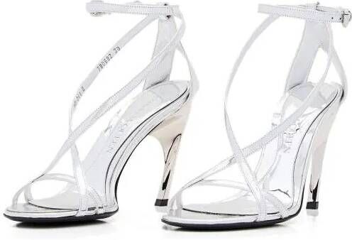 Alexander mcqueen Sandalen Sandal W Metal Heel in wit