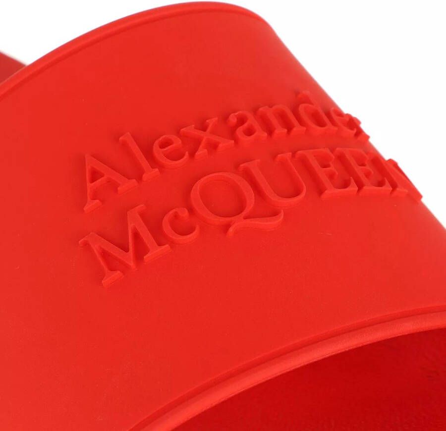 Alexander mcqueen Sandalen Slide Sandals in rood