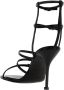 Alexander mcqueen Zwarte Leren Sandalen met Uitsnijdingen Black Dames - Thumbnail 2