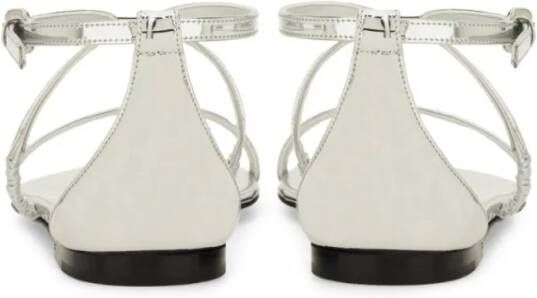 Alexander mcqueen Sandalen Strappy Sandal in zilver