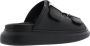 Alexander mcqueen Slippers & Mules Sandal Leath S.Rubb. Matt Veg. in zwart - Thumbnail 2