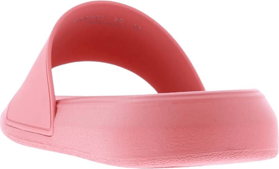 alexander mcqueen Slippers & Mules Dames Sandal Leath.S.Rubb. Slider Lo in poeder roze