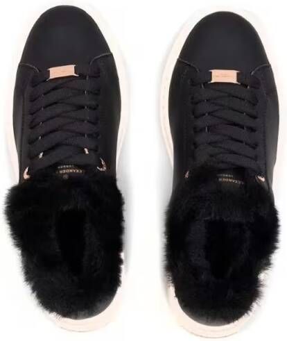 Alexander Smith Low-Top Sneakers Black Cow Leather Trainers in zwart