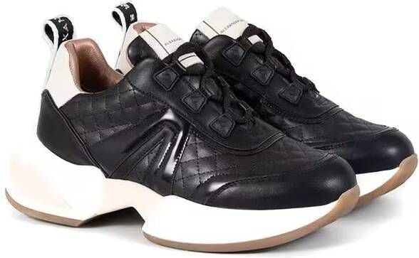 Alexander Smith Low-Top Sneakers Quilted Black Casual Trainers in zwart