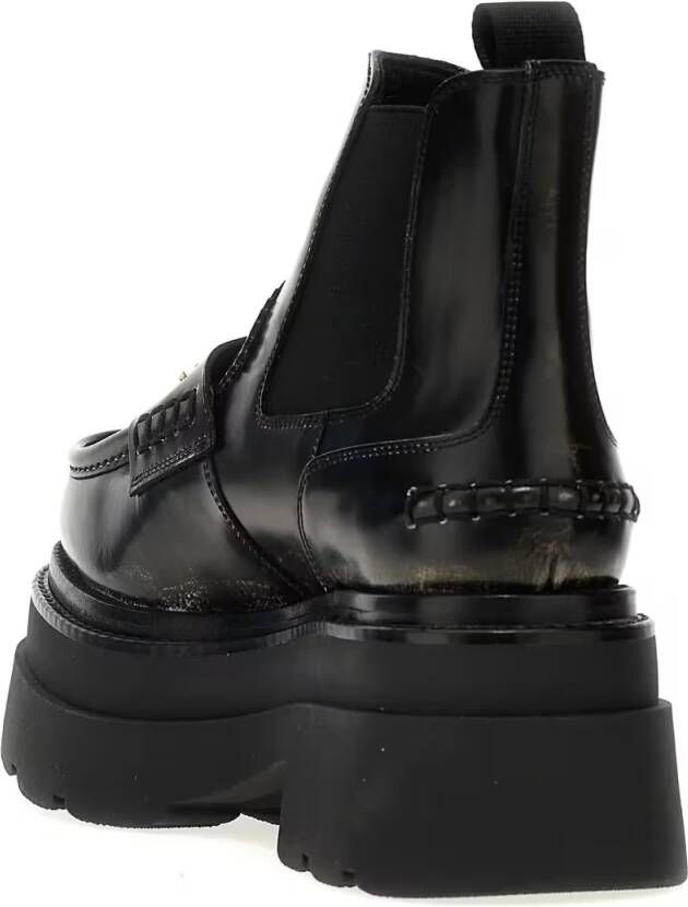 Alexander wang Boots 'Carter Ankle Platform' Ankle Boots in zwart
