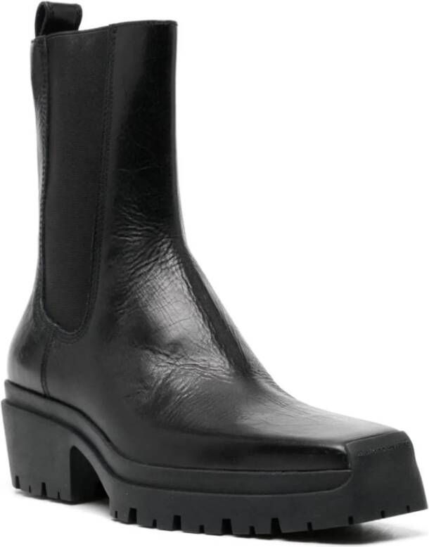 Alexander wang Zwarte Moto Laarzen met Rubberen Zool Black Dames - Foto 2