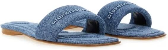 Alexander wang Denim "Vy" Slipper in blauw