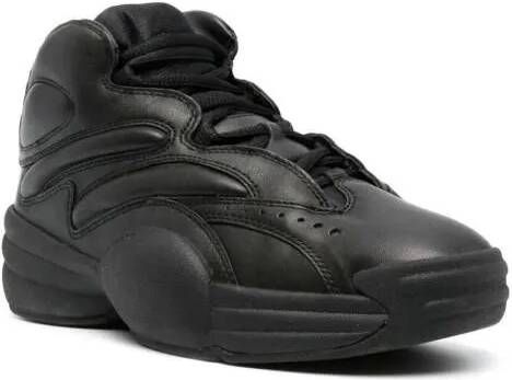 Alexander wang Low-Top Sneakers Padded-Panel Low-Top Sneakers in zwart