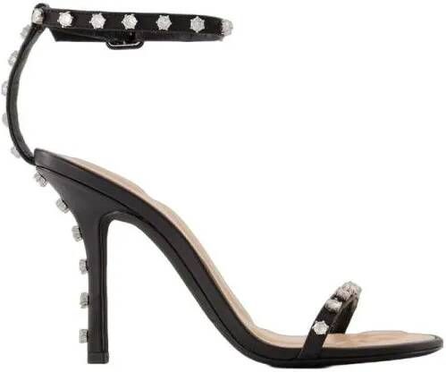 Alexander wang Sandalen Nicki 105 Heeled Sandals Leather Black in zwart