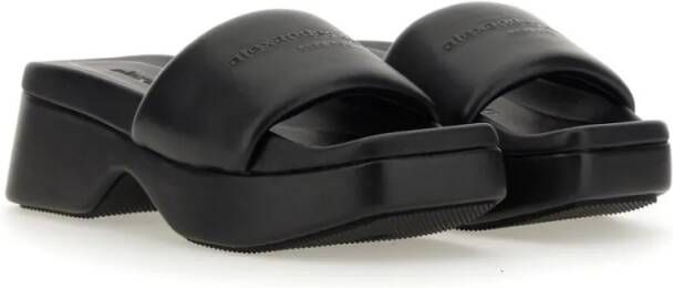 Alexander wang Sandalen Sandal With Logo in zwart
