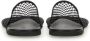 Alysi Black Mesh Slip-On Sabot In Mesh in zwart - Thumbnail 1