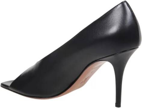 Amina Muaddi Hoge hakken Julianne Peep Toe Pump 90 in zwart