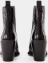 Anine Bing Geëmbosseerd kalfsleer Noir laarzen Black Dames - Thumbnail 2