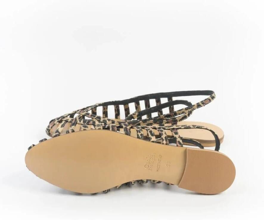 Anna F. Sandalen Woven Design Open Toe Sandal in meerkleurig