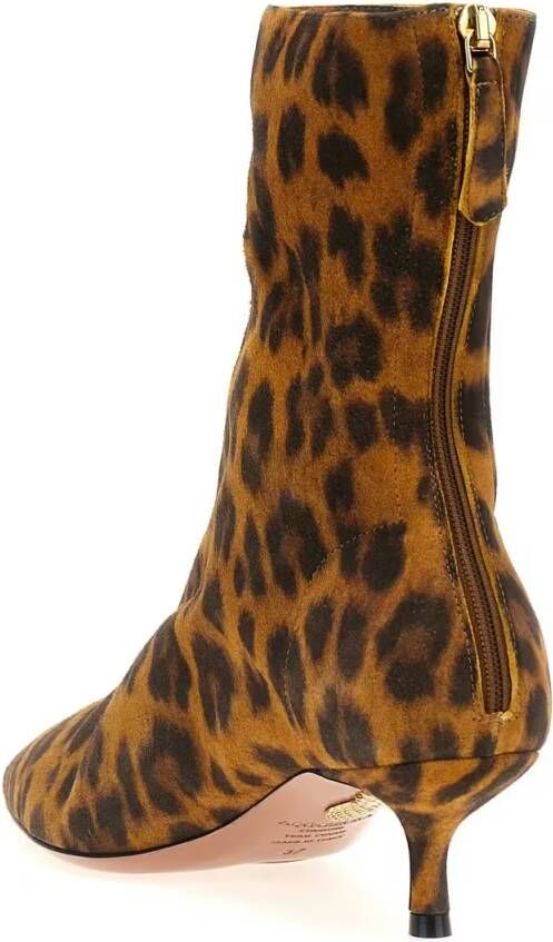 Aquazzura Boots 'Montmartre' Ankle Boots in bruin