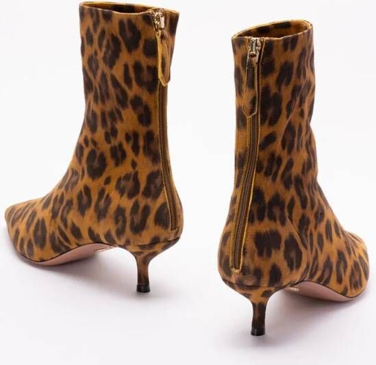 Aquazzura Boots `Montmartre Bootie 50` in bruin