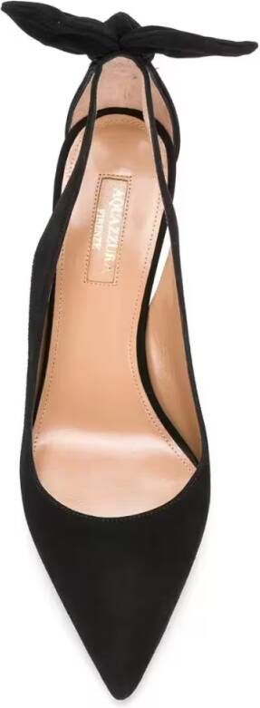 Aquazzura Hoge hakken Bow Tie 85Mm Pumps in zwart