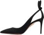 Aquazzura Hoge hakken Bow Tie Pump 85 in zwart - Thumbnail 1
