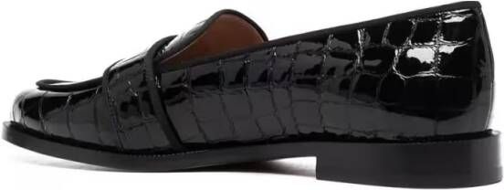 Aquazzura Martin Moccasins in zwart