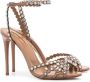 Aquazzura Sandalen 105Mm Tequila Sandal in roze - Thumbnail 2