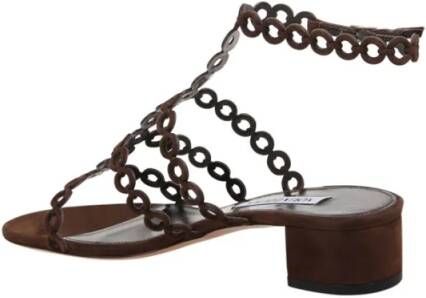 Aquazzura Sandalen Infinity Chain Sandal 35 in bruin