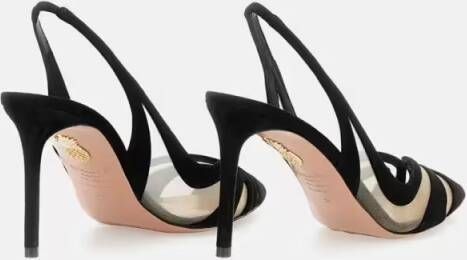 Aquazzura Sandalen Lune Sling 85 in zwart
