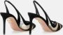 Aquazzura Sandalen Lune Sling 85 in zwart - Thumbnail 1