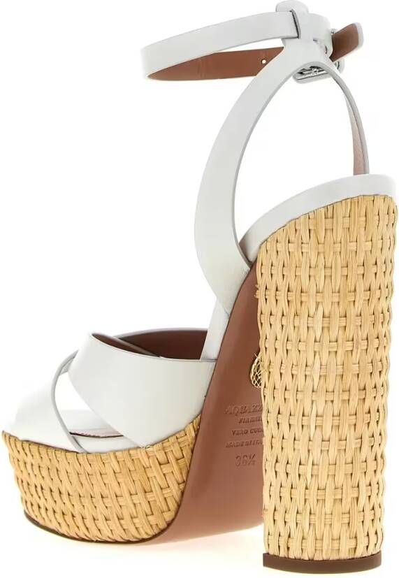 Aquazzura Sandalen 'Sunseeker' Sandals in wit